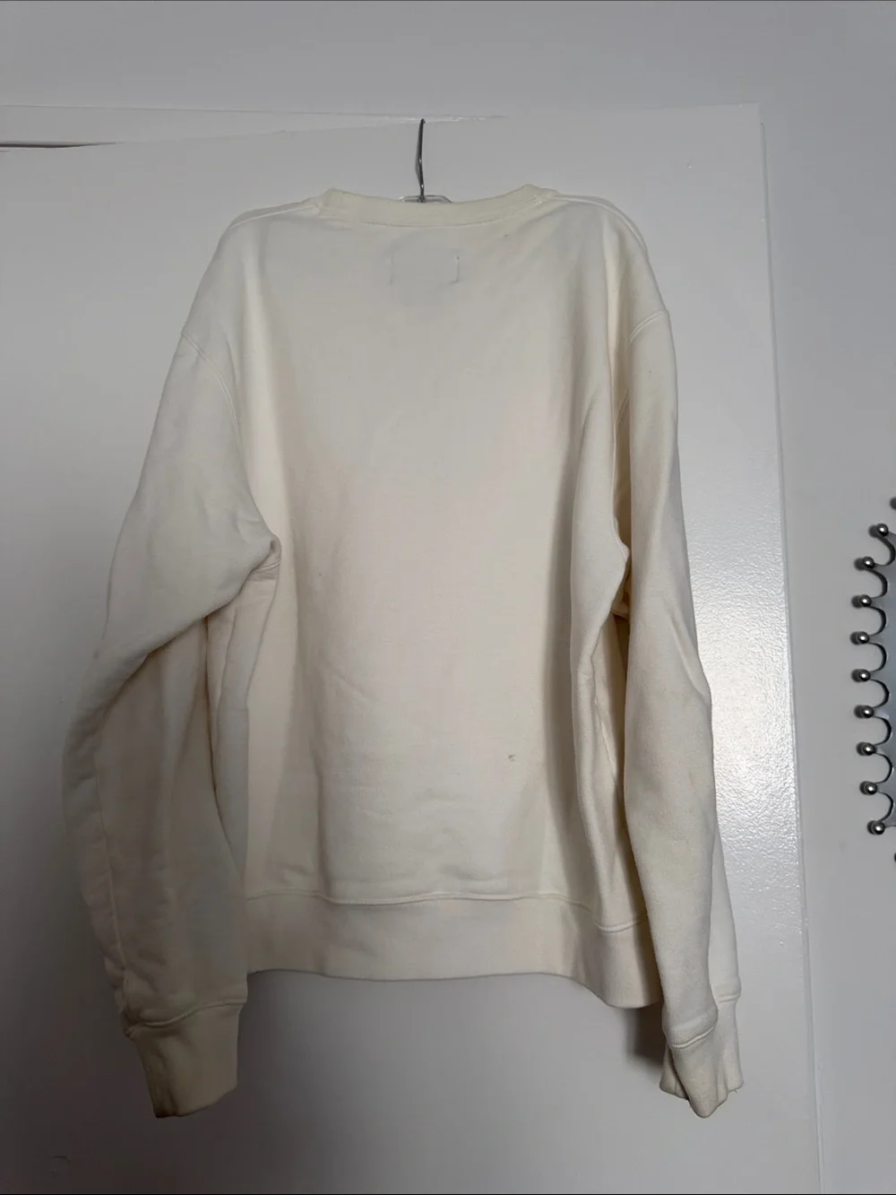 Jordan Lunar New Year Cream Crewneck Sweatshirt with Green Patch